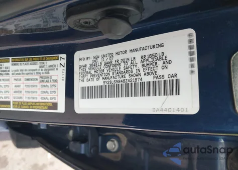 2008 Pontiac Vibe from USA, damaged, VIN 5Y2SL65848Z421874